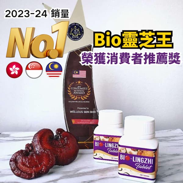 BIo靈芝王銷量第一
